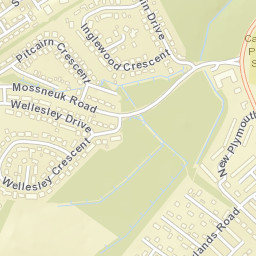 135 Westwood Hill, East Kilbride, South Lanarkshire G75, UK Street Map