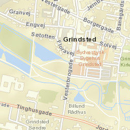 Grindsted Street Map