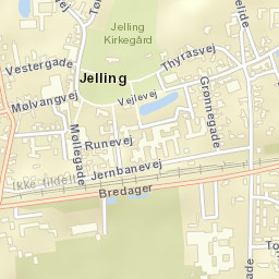 Jelling Street Map