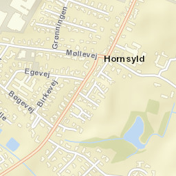 Hornsyld Street Map