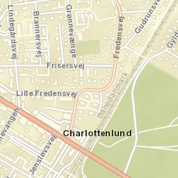 Charlottenlund Street Map