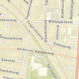 Gentofte Kommune Street Map