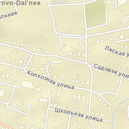 Petrovo-Dal’neye Street Map