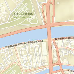 Tsentral’nyy Administrativnyy Okrug Street Map