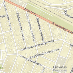 Kupavna Street Map