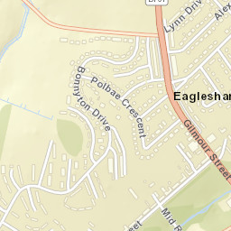 Eaglesham Street Map
