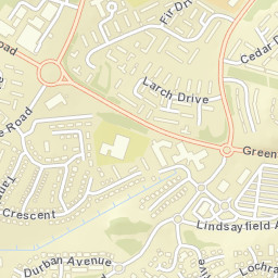 Lindsayfield Road, East Kilbride, South Lanarkshire Street Map