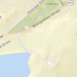 8 Montgomery St, Eaglesham, Glasgow, East Renfrewshire G76 0A Street Map