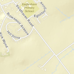 30 Strathaven Rd, Eaglesham, East Renfrewshire G76, UK Street Map