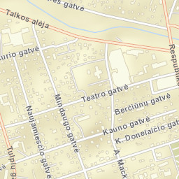 Panevėžys Street Map