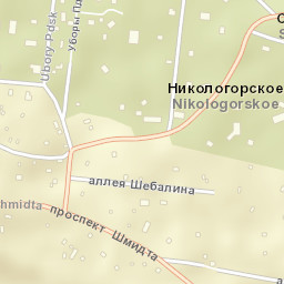 Nikolina Gora Street Map