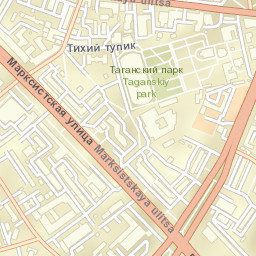 Taganskiy Street Map