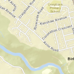 60 Coronation Crescent, Larkhall, South Lanarkshire Street Map