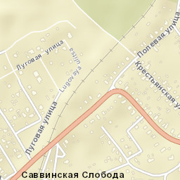 Savvinskaya Sloboda Street Map