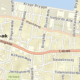 Holbæk Street Map