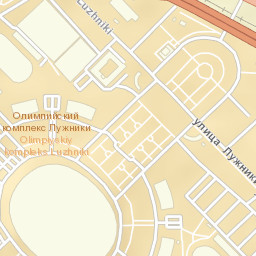 Luzhniki Street Map