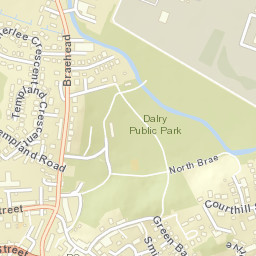 Dalry Street Map