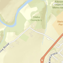 A71, Stonehouse, South Lanarkshire ML9, UK Street Map