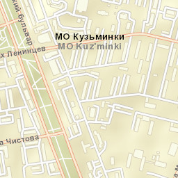 Novyye Kuz’minki Street Map