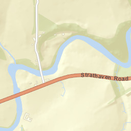 Muirburn Road, Strathaven, South Lanarkshire Street Map
