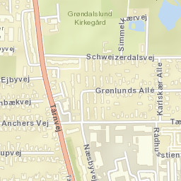 Rødovre Kommune Street Map
