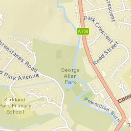 9 Threestanes Road, Strathaven, South Lanarkshire Street Map