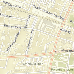 Frederiksberg Kommune Street Map