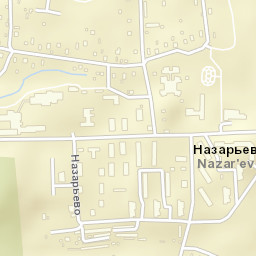 Nazar'yevo Street Map