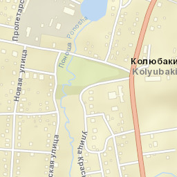 Kolyubakino Street Map