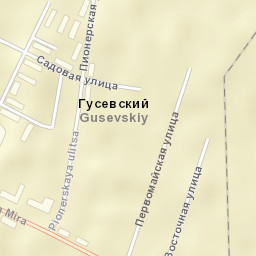 Gusevskiy Street Map