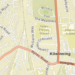 Kilwinning Street Map