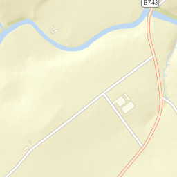 B743, Strathaven, South Lanarkshire ML10, UK Street Map