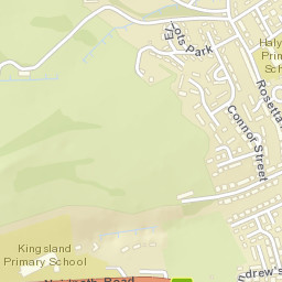 72 Eliot's Park, Peebles, The Scottish Borders Street Map