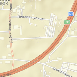 Vniissok Street Map
