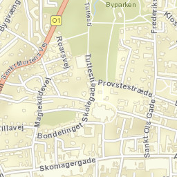 Roskilde Street Map