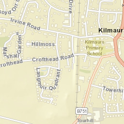 Kilmaurs Street Map