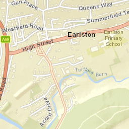 Earlston Street Map