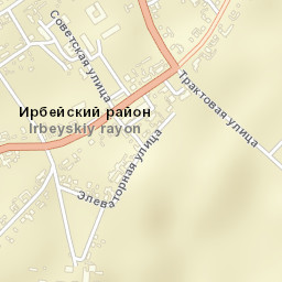 Irbeyskoye Street Map