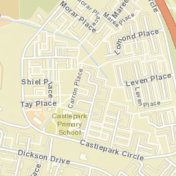 Castlepark Circle, Irvine, North Ayrshire KA12 Street Map