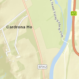 Peebles Road, Peebles, Scottish Borders Street Map