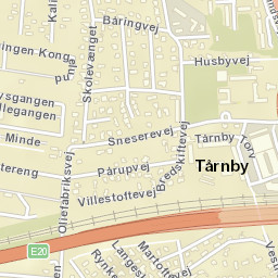 Tårnby Street Map