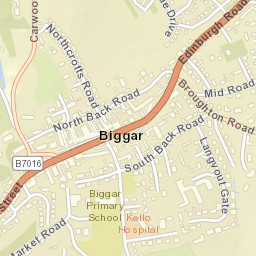 Biggar Street Map
