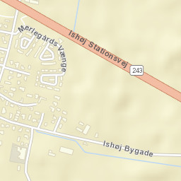 Ishøj Kommune Street Map