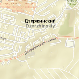 Dzerzhinsky Street Map