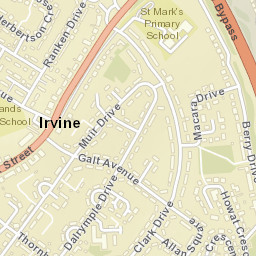 Irvine Street Map