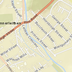 Innerleithen Street Map