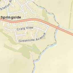 Springside Street Map