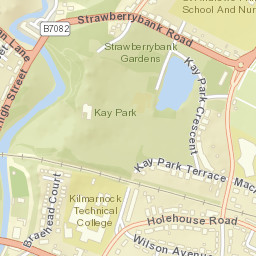 44 Kay Park Crescent, Kilmarnock, East Street Map