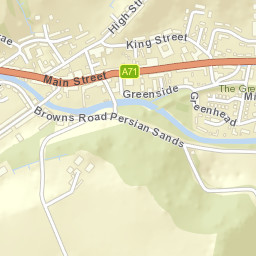 Newmilns Street Map
