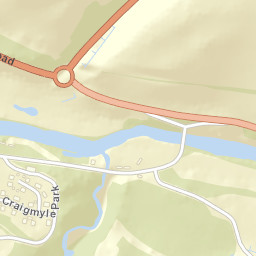 A707, Galashiels, Scottish Borders TD1, UK Street Map